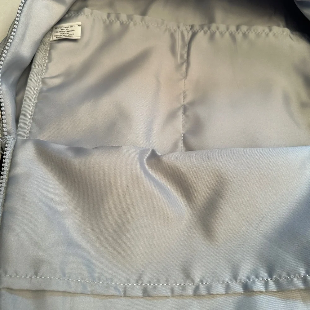 Lululemon‎ Light Gray Camo Backpack Black Logo Hardware Zip Front & Top 18”x16”